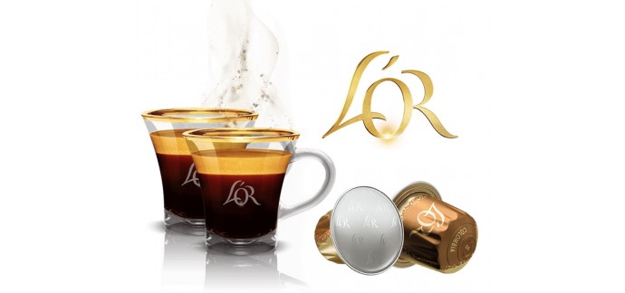 L'Or Espresso: 20% de réduction dès 65€ ou -15% dès 45€ sur toutes les capsules café