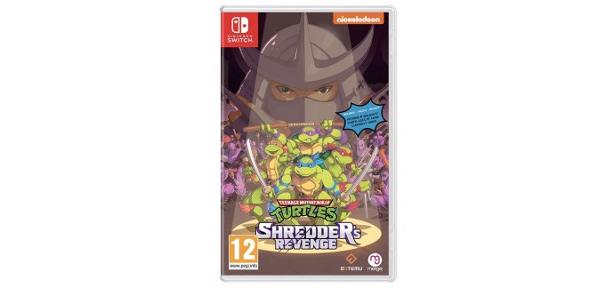 Amazon: Jeu Teenage Mutant Ninja Turtles Shredder's Revenge sur Nintendo Switch à 24,99€