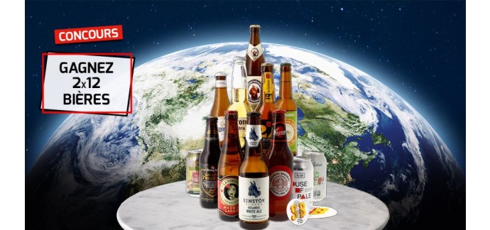 Relais du Vin & Co: 2 coffrets de 12 bières du monde à gagner