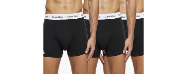 Amazon: Lot de 3 caleçons Calvin Klein Homme noir à 21€