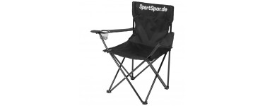 Sport Outlet: Chaise de camping Chefsessel - Noir à 10€