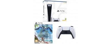 Amazon: Console PS5 + 2e manette + Horizon Forbidden West à 627,80€