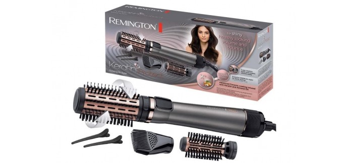 Amazon: Brosse Soufflante Rotative Remington AS8811 Keratin Protect à 39,95€