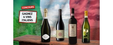 Relais du Vin & Co: 1 coffret de 4 vins italien à gagner