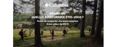 Columbia: 1 tenue complète Columbia à gagner