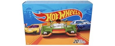 Amazon: Coffret 20 Hot Wheels Véhicules à 19,88€