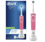 Amazon: Brosse à Dents Électrique Oral-B Vitality 100 avec 1 Manche + 1 Brossette Crossaction, Rose à 19,99€