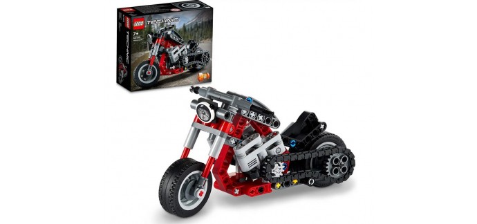 Amazon: LEGO Technic La Moto - 42132 à 7,49€