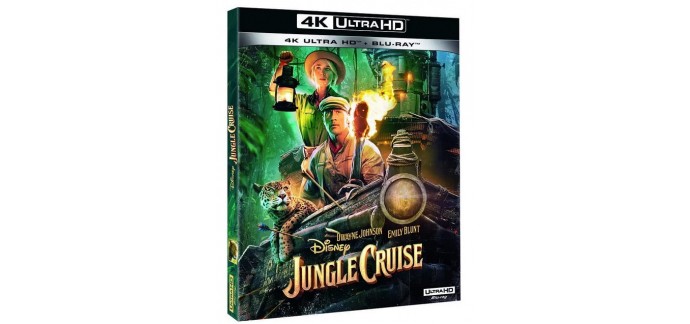 Amazon: Jungle Cruise en 4K Ultra-HD + Blu-Ray à 15,99€