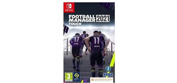 Amazon: Jeu Football Manager 2021 Touch sur Nintendo Switch (Code in a box) à 5,51€