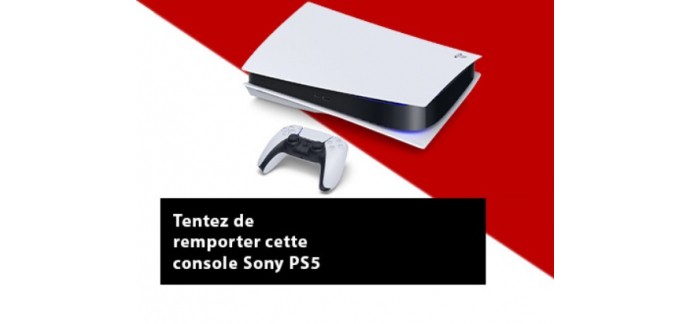 Rakuten: 1 console de jeux PS5 à gagner