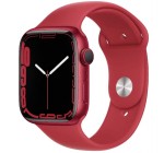 Amazon: Apple Watch Series 7 (GPS, 45mm) product RED à 332,76€