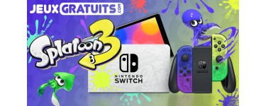 Jeux-Gratuits.com: 1 console de jeux Nintendo Switch OLED édition Splatoon 3 à gagner