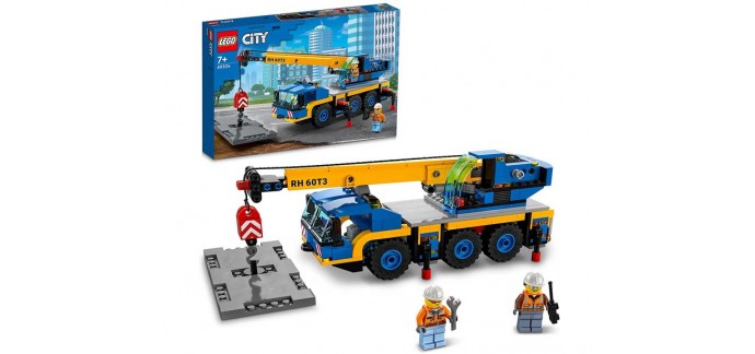 Amazon: Lego City La Grue Mobile - 60324 à 29,99€