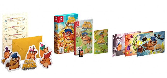 Amazon: Jeu Mail Mole Collector's Edition sur Nintendo Switch à 35,67€