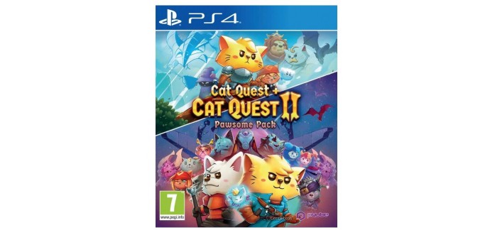 Amazon: Jeu Cat Quest 1 + 2 Pawsome Pack sur PS4 à 14,90€