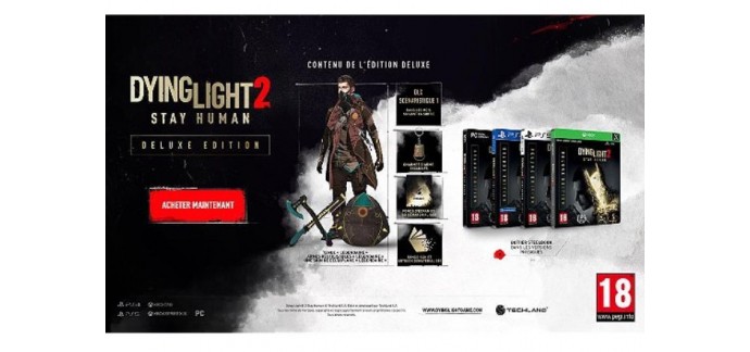 E.Leclerc: Jeu Dying Light 2 : Stay Human Edition deluxe sur PS5 à 49,90€