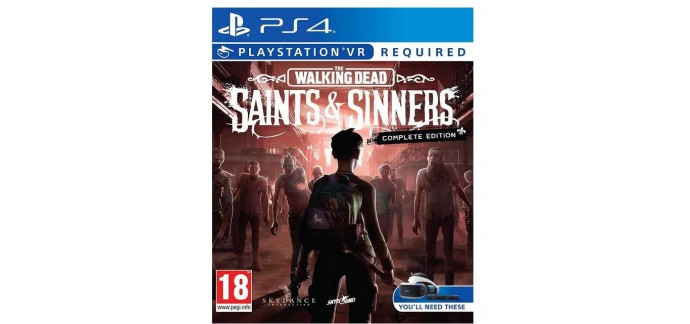 Amazon: Jeu The Walking Dead Saints & Sinners Complete Edition VR sur PS4 à 19,99€