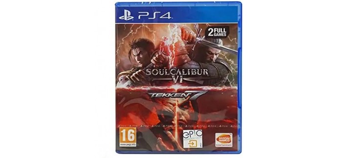Amazon: Jeu Tekken 7 + Soul Calibur 6 sur PS4 à 19,99€