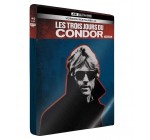Amazon:  Les 3 Jours du Condor en Édition Limitée SteelBook 4K Ultra-HD + Blu-Ray à 14,99€