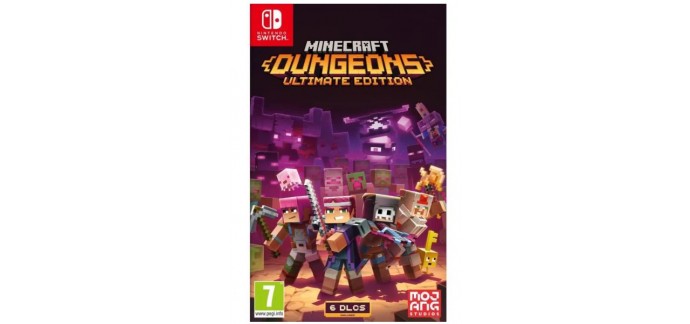 Cdiscount: Jeu Minecraft Dungeon Ultimate Edition sur Nintendo Switch à 22,99€
