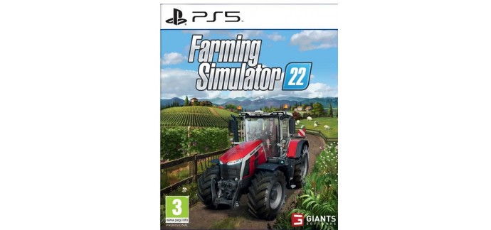 Amazon: Jeu Farming Simulator 22 sur PS5 à 33,10€