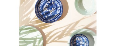 LeFooding: 3 saladiers bleus en céramique artisanale signés Diche à gagner