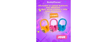 Gulli: 3 casques audio enfants Buddyphones à gagner