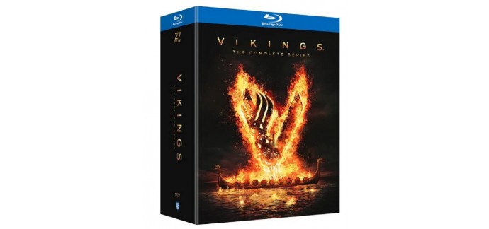 Amazon: Coffret Blu-Ray Vikings - Saisons 1 à 6 à 45€