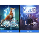 Epic Games: Jeux PC Spirit of the North + The Captain en téléchargement gratuit