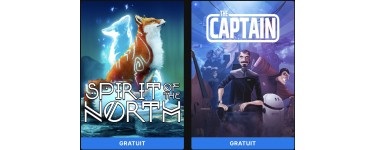 Epic Games: Jeux PC Spirit of the North + The Captain en téléchargement gratuit
