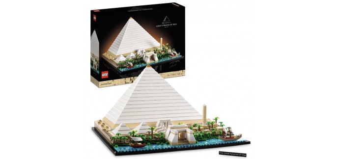 Cdiscount: LEGO 21058 Architecture La Grande Pyramide de Gizeh à 87,99€