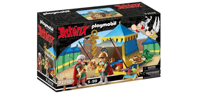 Amazon: Playmobil Astérix : La tente des légionnaires - 71015 à 35,99€
