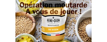 France Bleu: 1 (ou des) pot(s) de moutarde Reine de Dijon  gagner