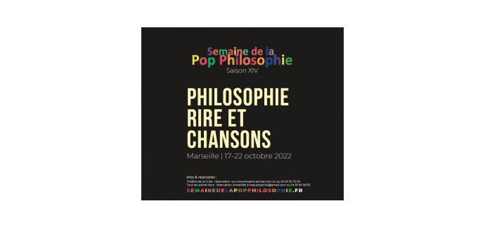 FranceTV: Des invitations pour la soirée inaugurale de la "Semaine de la pop philosophie" à gagner