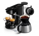 Amazon: Machine à café Philips HD6592/61 SENSEO Switch 2 en 1 Noir à 52,99€