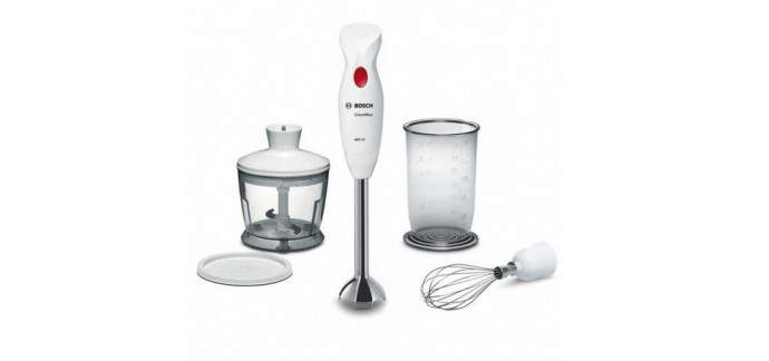 Carrefour: Mixeur plongeant Bosch Clevermixx MSM24500 à 24,99€