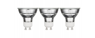 Leroy Merlin:  Lot de 3 ampoules led réflecteur LEXMAN - GU10, 460Lm, blanc chaud, à 4,50€