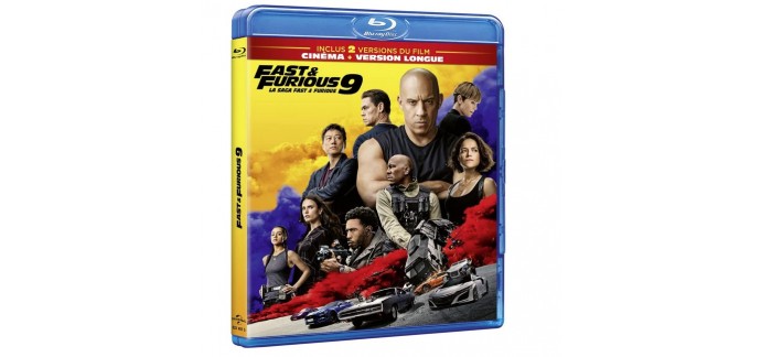 Amazon: Blu-Ray Fast & Furious 9 Édition spéciale Longue + Version cinéma à 6,99€