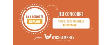 Wikicampers: 1 bon d'achat Wikicampers à gagner