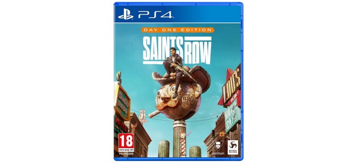 Amazon: Jeu Saints Row D1 sur PS4 à 29,99€