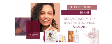 Cinq Mondes: 5 soins massage, des collections des Edition 20 ans, divers lots à gagner