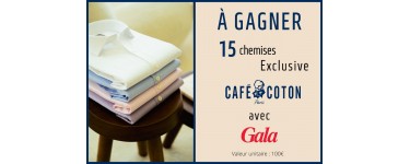 Gala: 15 chemises Café Coton à gagner