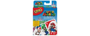 Amazon: Jeu de cartes Uno Super Mario Bros à 6,66€