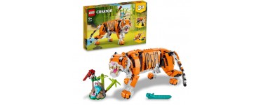 Amazon: Lego Creator 3 en 1 Sa Majesté Le Tigre - 31129 à 36,47€