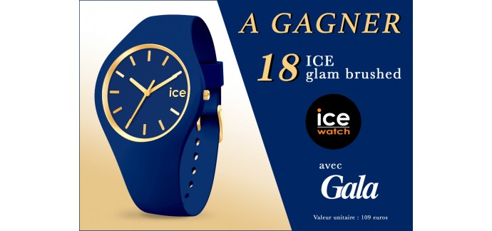 Gala: 18 montres ICE glam brushed à gagner