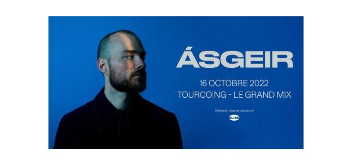 Lille la Nuit: Des invitations pour le concert d'Asgeir et Okala le 16 octobre à Tourcoing à gagner