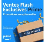 Amazon: Ventes Flash Exclusives Amazon Prime le 11 et 12 octobre