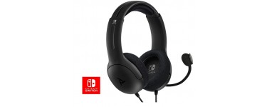 Amazon: Casque Stereo PDP LVL40 pour Nintendo Switch - Noir à 22,99€