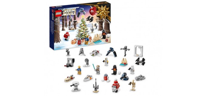 Amazon: LEGO Star Wars Le Calendrier de l’Avent 2022 - 75340  à 24,90€
